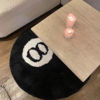 Alfombra Creativa De Bola 8 Para El Hogar Decoración Interior Regalos De Halloween Alfombra Redonda De Trenzado Suave De Peluche Para Adultos - details 4