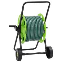 vidaXL Carrete de manguera con set de racores PVC verde 0,75" 20 m - details 3