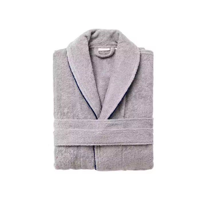 Albornoz S/M 100% algodón 360GSM gris Scalpers Home - 1