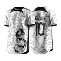 Sudadera De Fútbol Dragón Nueva 2025 Moda Callejera Suelta Manga Corta Para Hombres Y Mujeres Ligera Transpirable Absorción De Sudor - details 11