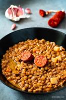 Lata de Lentejas con Chorizo 415g - Producto Listo para Consumir - Marca Abricome - details 0