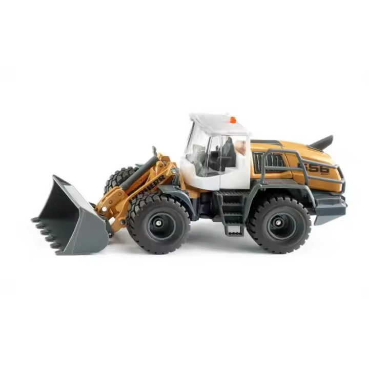 Siku Cargadora de Ruedas Liebherr L 566 Todo Terreno en la Obra - Potente y Eficiente - 1