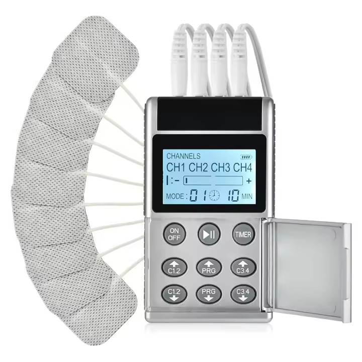 Estimulador Muscular Eléctrico TENS para Aliviar el Dolor y Fatiga - 1