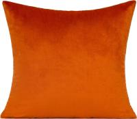 Fundas de terciopelo Naranja Quemado Acción de Gracias y Funda de algodón decorativo, 45x45 cm - details 0