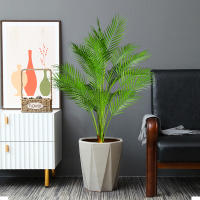 Grande Planta Artificial De Palma Tropical 50-120cm Hojas Verdes De Plástico Para Decoración De Jardín Oficina Hotel Y Hogar - details 2