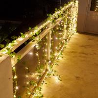 Cadena De Luces Solares Para Exterior 20/50/100 LED Luz De Navidad Impermeable Guirnalda De Iva Decoración De Fiesta Boda Árbol De Navidad - details 8