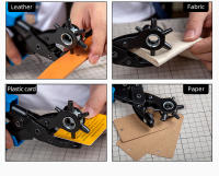 Kit De Prensa Para Agujeros En Cinturones De Cuero WUTA Con Herramienta Para Ojos Y Correas De Reloj DIY Para Cinturones De Cuero Mallas Collares De Perro - details 2