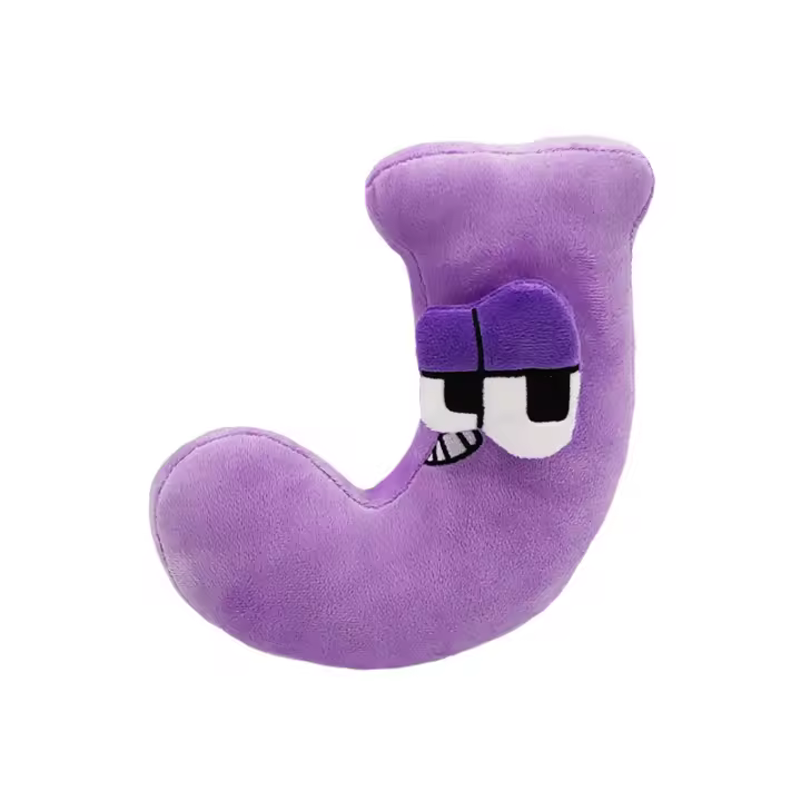 Muñecos De Peluche Alfabeto Kawaii Anime 26 Letras Inglesas Juguetes Educativos Para Niños Montessori Regalos Para Niños - 1