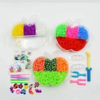 Set De Cajas De Corazones Para Hacer Pulseras Con Banda De Goma Elástica DIY Juguetes Artísticos Para Niños Cinta De Silicona Artesanía Infantil - details 9