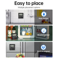 Termómetro Digital LCD Para Congelador Y Nevera Rango De Temperatura -50~110 Grados Mini Termómetro Para Nevera Y Refrigerador - details 7