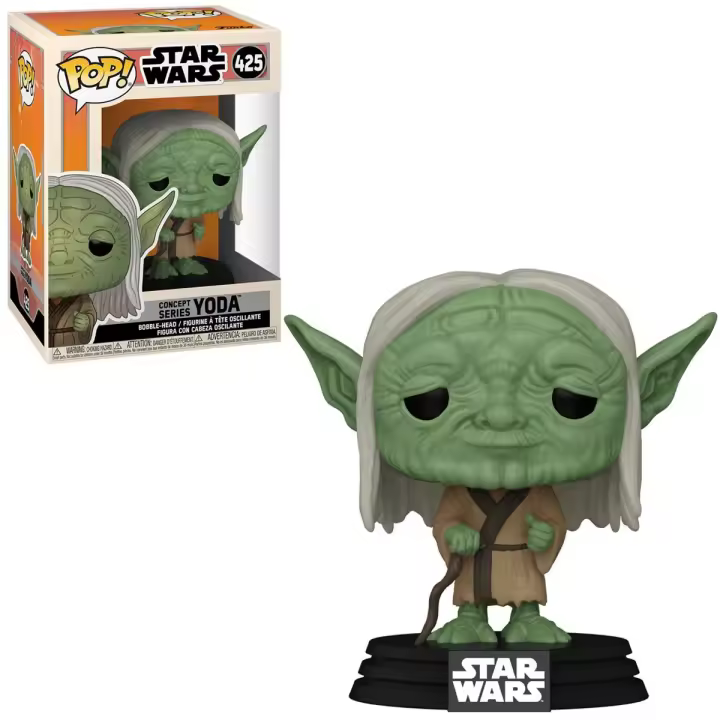 FUNKO POP! STAR WARS - YODA CONCEPTO, 50112, Nº425, TIENDA CON LICENCIA OFICIAL - 1