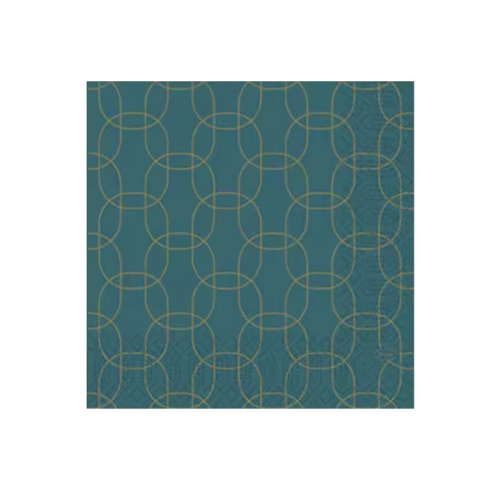 Servilleta Desechable (33 x 33 cm - 3 capas - Golden Deco - 50 Uds) - 1