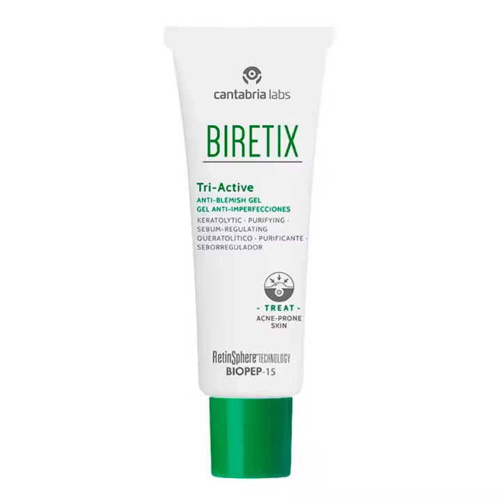 Biretix Tri Active Gel para Acné y Granos con Tecnología Retinsphere® y Activos Exfoliantes - 1