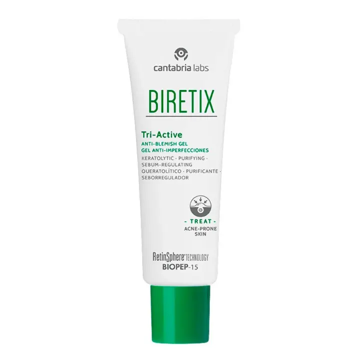 Biretix Tri Active Gel para Acné y Granos con Tecnología Retinsphere® y Activos Exfoliantes 50ml - 1