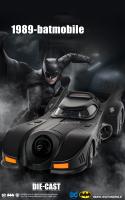Batmobile De Escala 1/18 En Metal Con Sonido Y Luz Regalo De Cumpleaños Para Niños Juguete De Coche Diecast De Alta Simulación Tamaño Aproximado 30.5*12.5*6cm - details 0