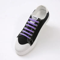 Nuevos 16Pcs Cordones Elásticos Para Zapatillas Silicona Estirable Cordón De Goma Unisex Moda Sin Atar Medio De Fijación Para Zapatos - details 6
