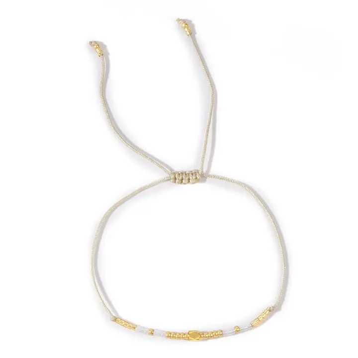 Pulsera De Cuentas En Forma De Fecha Estilo Bohemio De Miyuki De Alta Calidad Para Mujeres Para Usar Diariamente - 1