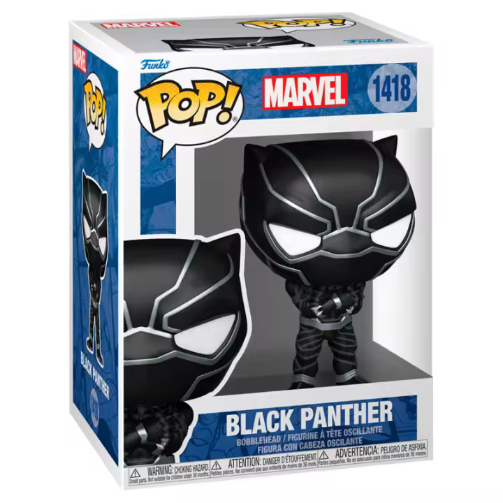 Figura Pop Marvel Black Panther Classics-Figura de Vinilo Coleccionable - Idea de Regalo- Mercancia Oficial - Juguetes para Niños y Adultos - Movies Fans - Muñeco para Coleccionistas y Exposición - 1