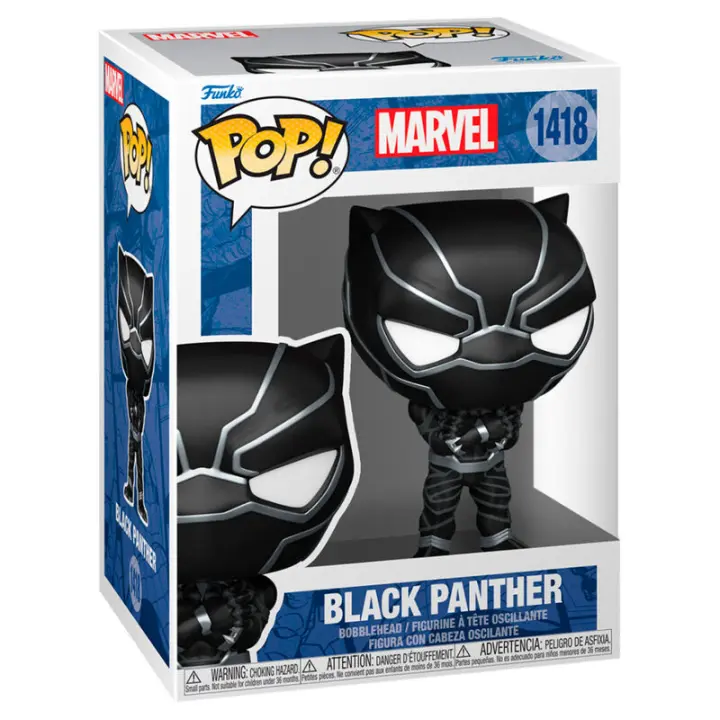 Figura Pop Marvel Black Panther Classics-Figura de Vinilo Coleccionable - Idea de Regalo- Mercancia Oficial - Juguetes para Niños y Adultos - Movies Fans - Muñeco para Coleccionistas y Exposición - 1