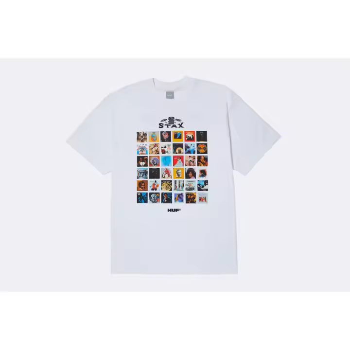 HUF Camiseta blanca de manga corta Stax Soulsville USA para Hombre - 1