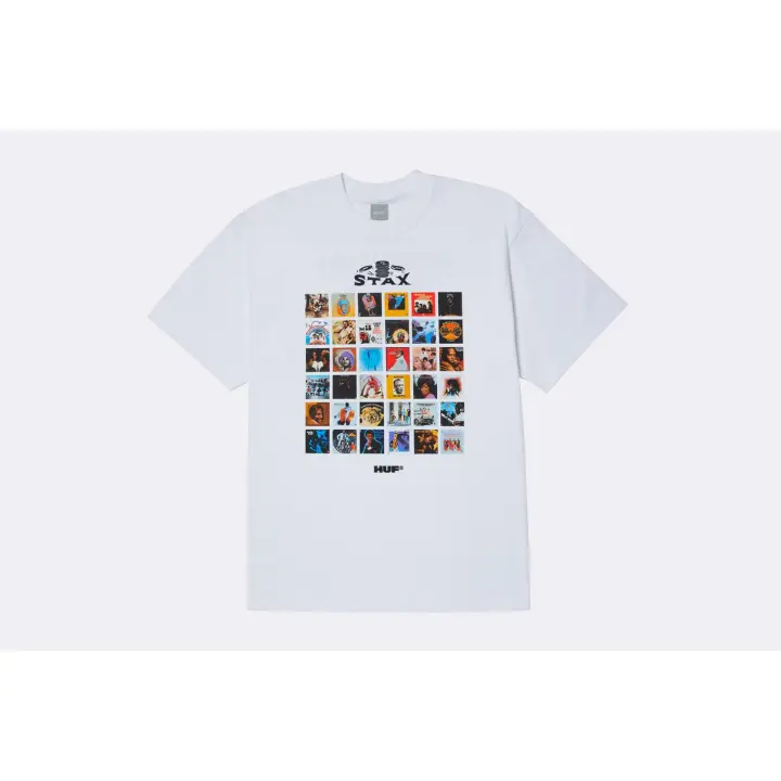 HUF Camiseta blanca de manga corta Stax Soulsville USA para Hombre - 1