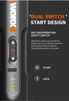 Conjunto De Destornillador Eléctrico Worx WX242 Sin Cable Inteligente Carga USB 30 Piezas Herramienta De Perforación Y Destornillado - details 5