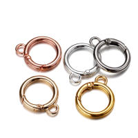5Pcs/Lot Aleación De Zinc Anillo O Clavija De Resorte Abreable Hebilla De Conector Para Bolsos Y Joyería DIY Herramienta De Metal - details 5