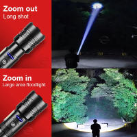 Linterna Táctica Recargable Super XHP130 LED Potente Con Luz De Trabajo 12H Torcha Alta Potencia USB Impermeable Para Camping - details 6