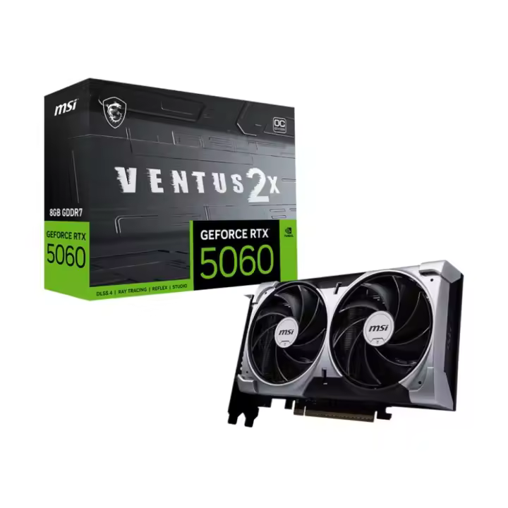 TARJETA GRAFICA MSI RTX 5060 8G VENTUS 2X OC - 1