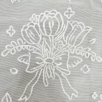 Mantel De Lantejuelas Bordadas Antiguas De Color Sólido Elegante Con Diseño De Flores Rectangular 100% Poliéster Para Uso En Hogar Fiesta Boda Y Banquete - details 19