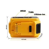 Lámpara Portátil LED Para Batería Dewalt 18V Luz De Trabajo Portátil Spotlights Cordless Exterior Camping Pesca Emergencia - details 3