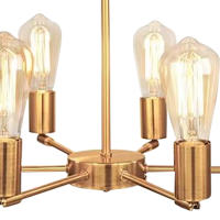 Lámpara Colgante LED Para Techo De Cocina Y Sala De Estar Iluminación Chandelier Pendente Candelabro Techo Material Principal Sin Luz Incorporada - details 6