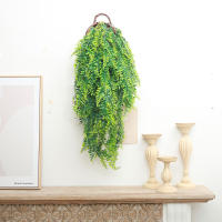Planta Artificial De 90cm Pernasa Fern Británico Hojas Vínculo Decoración De Habitación Hogar Plástico Hoja Verde Para Bodas Fiestas Balcones - details 3