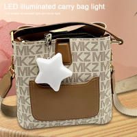 Luz LED Para Bolso De Mano Con Sensor Táctil Forma De Corazón Estrella Llavero Clip Regalo De Navidad Para Mujeres Luz Nocturna De Billetera - details 9