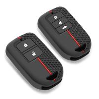 Funda De Llave De Coche De Silicona Para Honda Fit Vezel Ciudad Civic Jazz BRV BR-V HRV Shuttle GP8 Porta Llaves De Coche - details 4