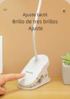 Lámpara De Mesa USB Recargable LED Táctil Con 3 Modos De Brillo Protección Ocular Para Lectura Y Decoración De Habitaciones - details 8