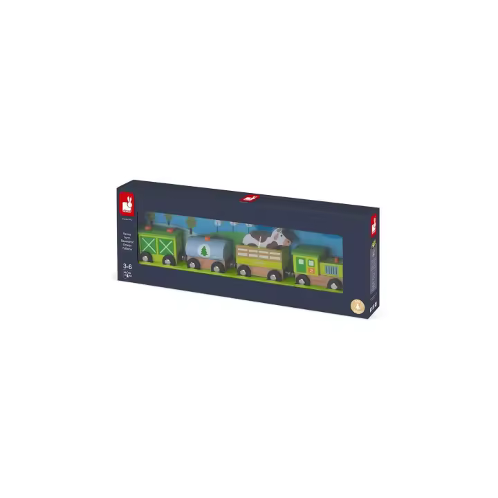 Janod Tren Magnético Granja para Animales - JU08578 - 1