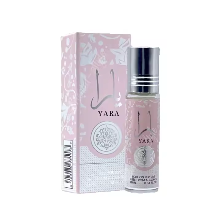 Lattafa Yara Rosa Roll On 10ml - Perfume Floral y Afrutado - 1