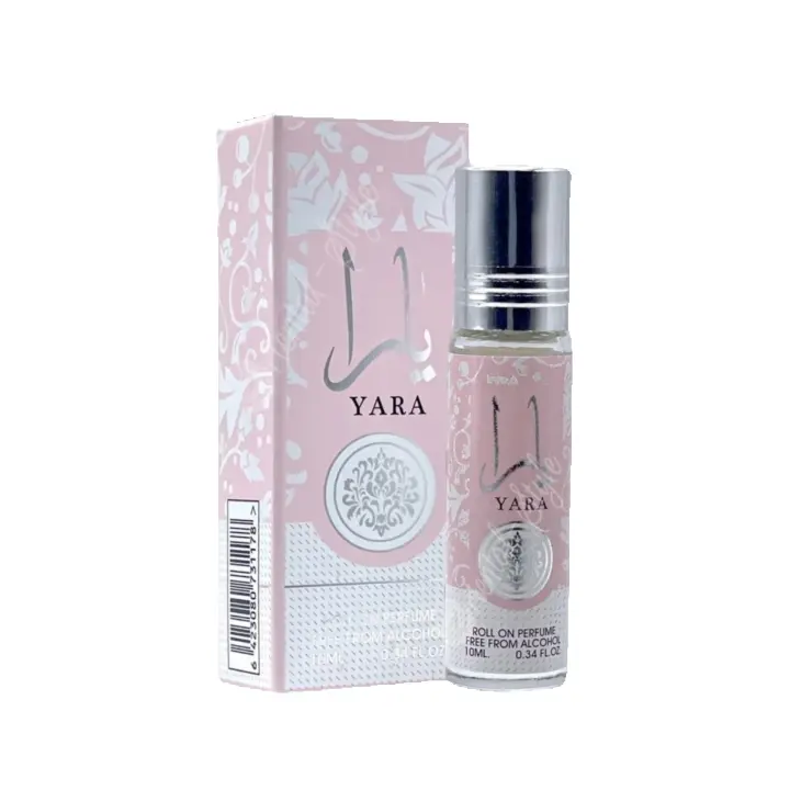 Lattafa Yara Rosa Roll On 10ml - Perfume Floral y Afrutado - 1