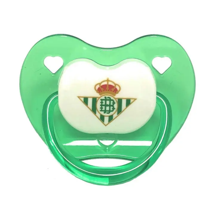 Real Betis New Import Chupete Oficial del Verde Bebé con Motivo Estampado Único - 1