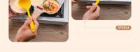 Sartén de Eggs Antiadherente Sartén de Horneado Cuadrado Espátula para Cocinar Cepillo Pequeño Portátil para Camping al Aire Libre - details 5