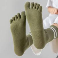 5 Pares De Calcetines Antideslizantes Para Mujer Deportivos De Yoga Y Pilates Para Otoño Y Primavera Calcetines De Dedos - details 29