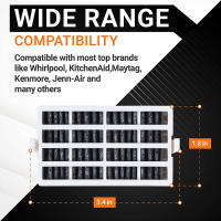 Filtro De Aire Para Refrigerador Whirlpool 6pcs Activado Carbón Para Deodorización Partes Compatible Con W10311524 AIR1 W10315189 W10335147 Color Oscuro - details 6