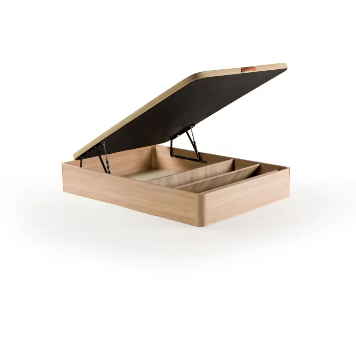 KAMIBIA | Canapé Abatible ROBLE con ZAPATERO. Transporte y Montaje Incluido. Organización Sin Herramientas. Ahorro de Espacio. Altura Cerrado 35cm. - 1