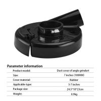 Cubierta De Polvo Para Máquina De Trabajar Ángulo 180mm 7” Kit De Corte Con Cubierta De Recolección De Polvo Completa Con Resguardo Para Aspiradora - details 1