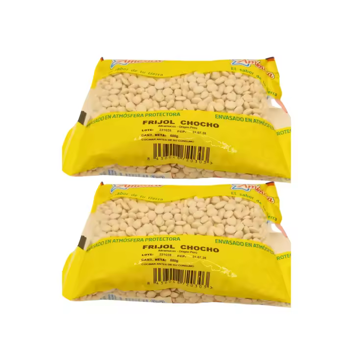 2 PAQUETE AMERICA FRIJOL CHOCHO 500G ALTRAMUCES SECOS SIN GLUTEN.PERU - 1