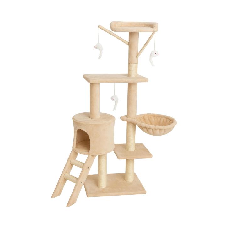 RASCADOR PARA GATOS CON TORRE MULTIUSOS
