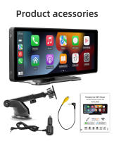 Reproductor Multimedia Portátil Para Coche Con Pantalla Táctil HD 10.26'' Carplay Wifi Sin Cable Pantalla De GPS Universal - details 15