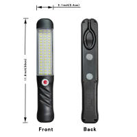 Lámpara de trabajo recargable de mano USB 5V, reflector portátil para vehículos, luz de reparación, imán de alto brillo, emergencia multiusos - details 4