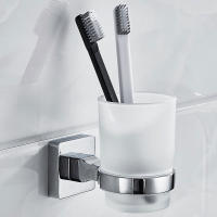 Organizador De Baño Moderno Soporte De Dientes En Pared Copo De Nieve De Vidrio Armario De Dientes Herramientas De Lavabo - details 1